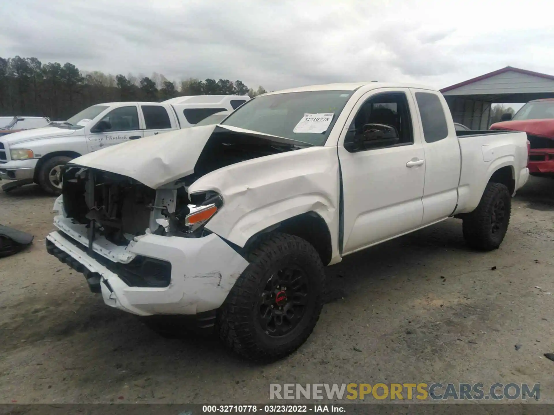 2 Photograph of a damaged car 3TYSX5EN5MT005711 TOYOTA TACOMA 4WD 2021