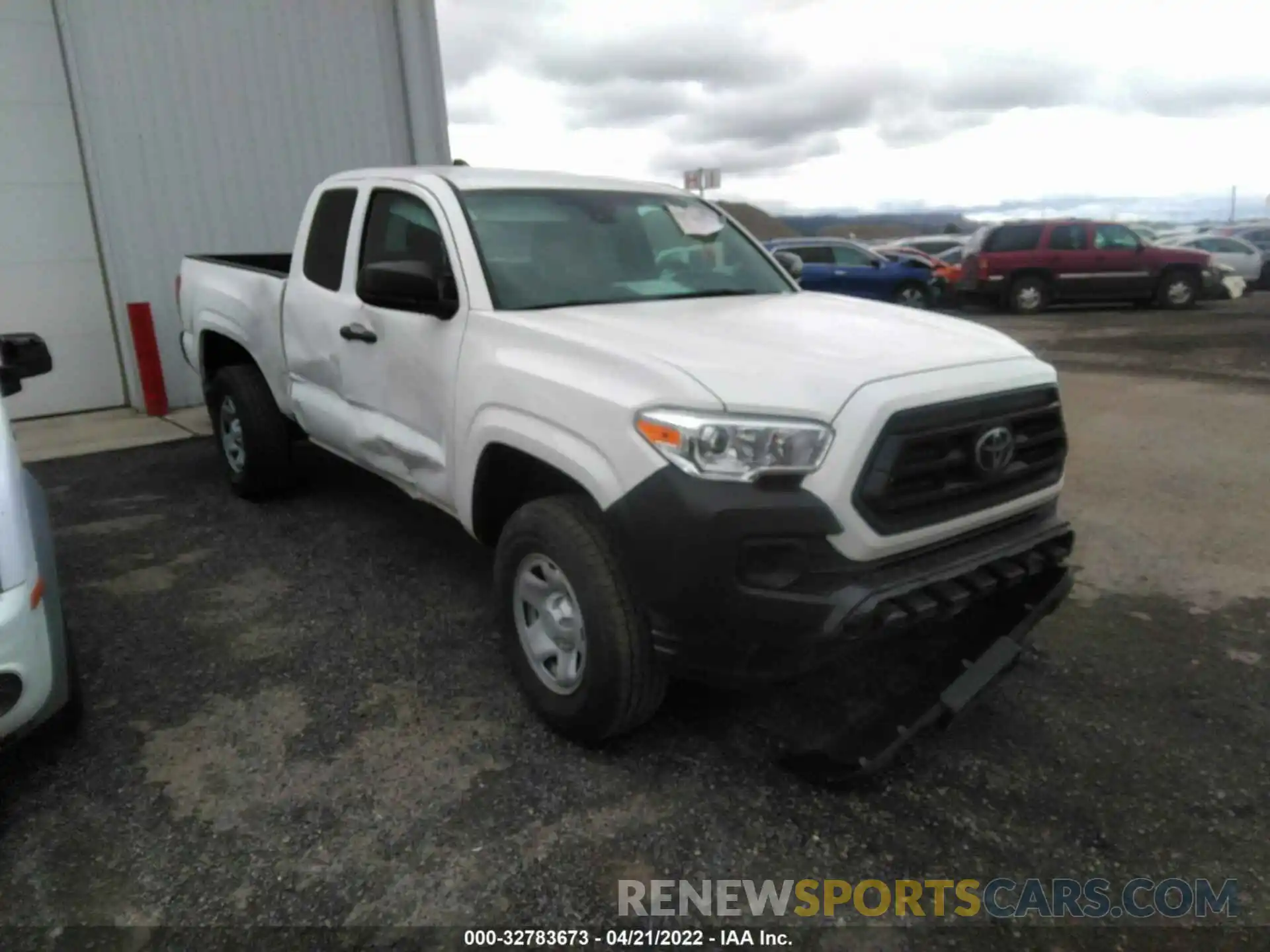 1 Photograph of a damaged car 3TYSX5EN5MT006941 TOYOTA TACOMA 4WD 2021