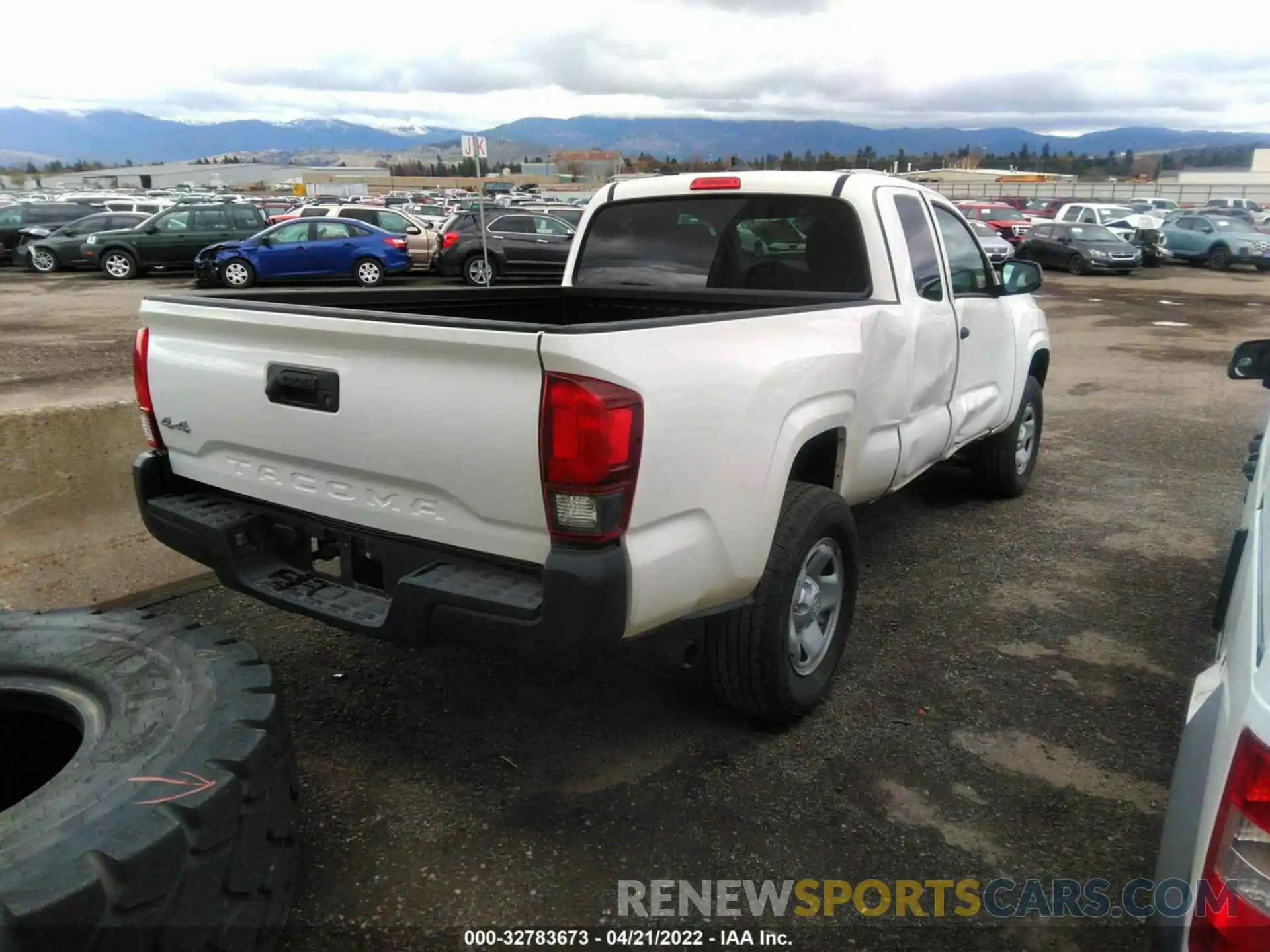 4 Photograph of a damaged car 3TYSX5EN5MT006941 TOYOTA TACOMA 4WD 2021