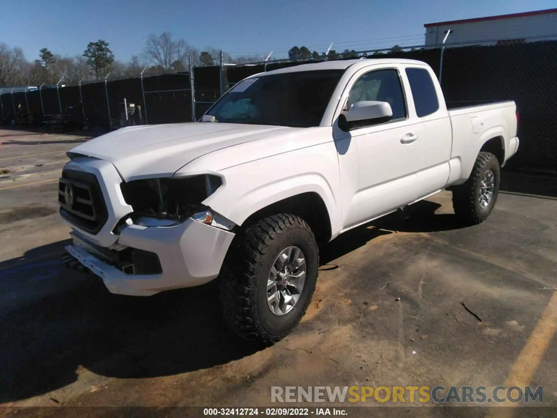 2 Photograph of a damaged car 3TYSX5EN5MT009645 TOYOTA TACOMA 4WD 2021