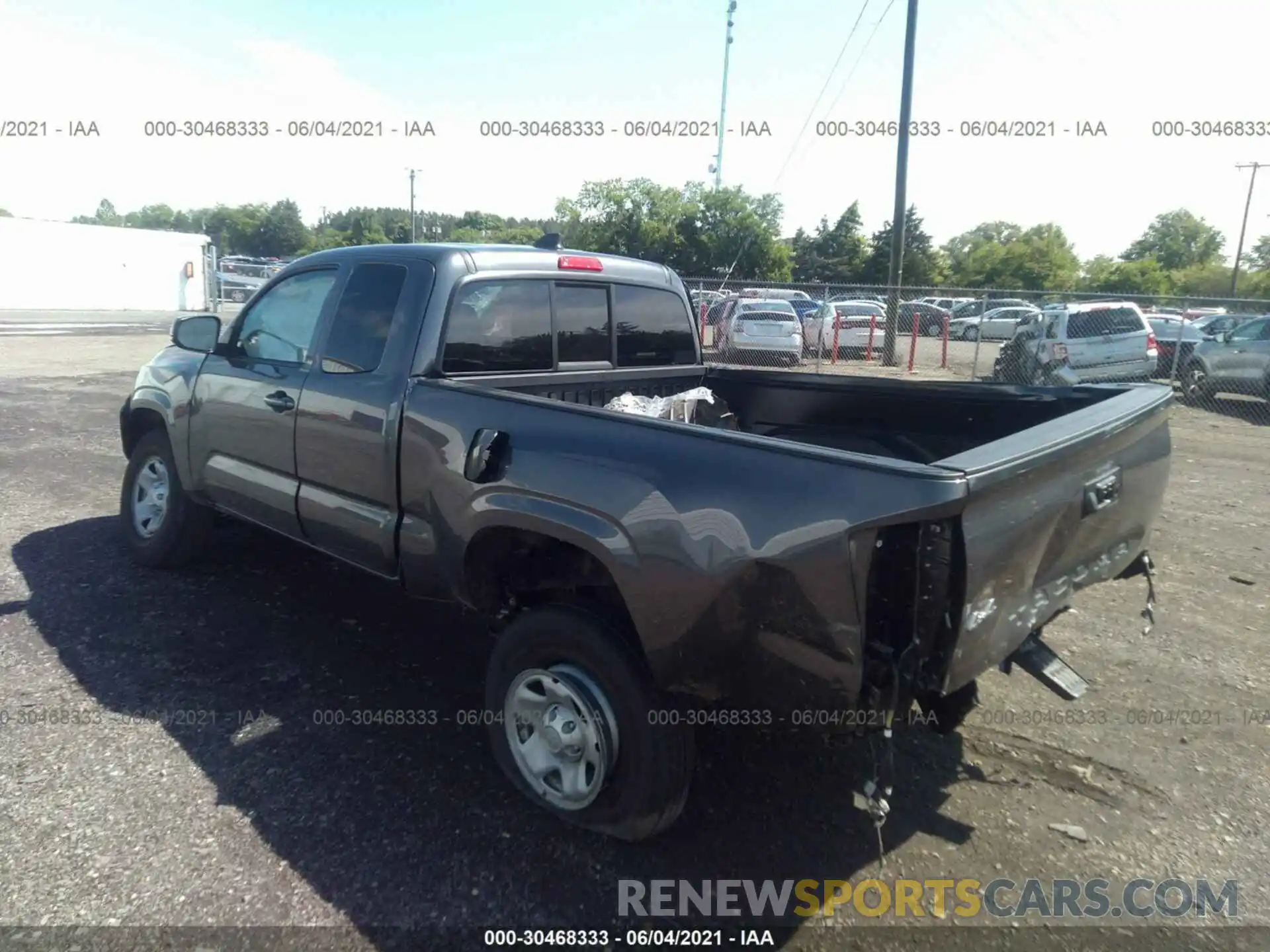 3 Photograph of a damaged car 3TYSX5EN6MT004874 TOYOTA TACOMA 4WD 2021