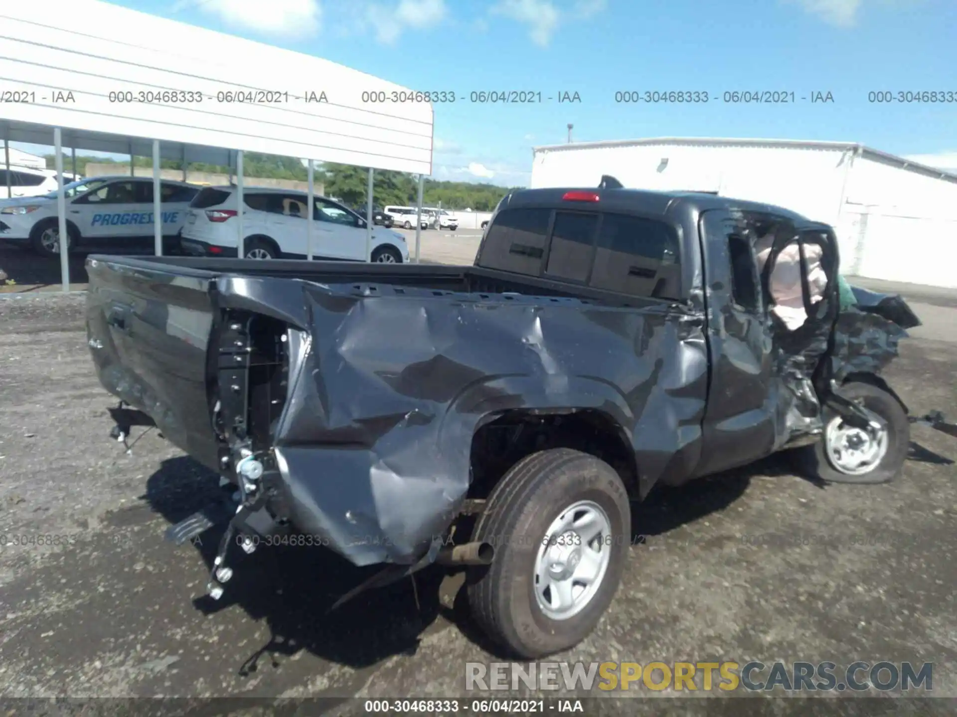 4 Photograph of a damaged car 3TYSX5EN6MT004874 TOYOTA TACOMA 4WD 2021