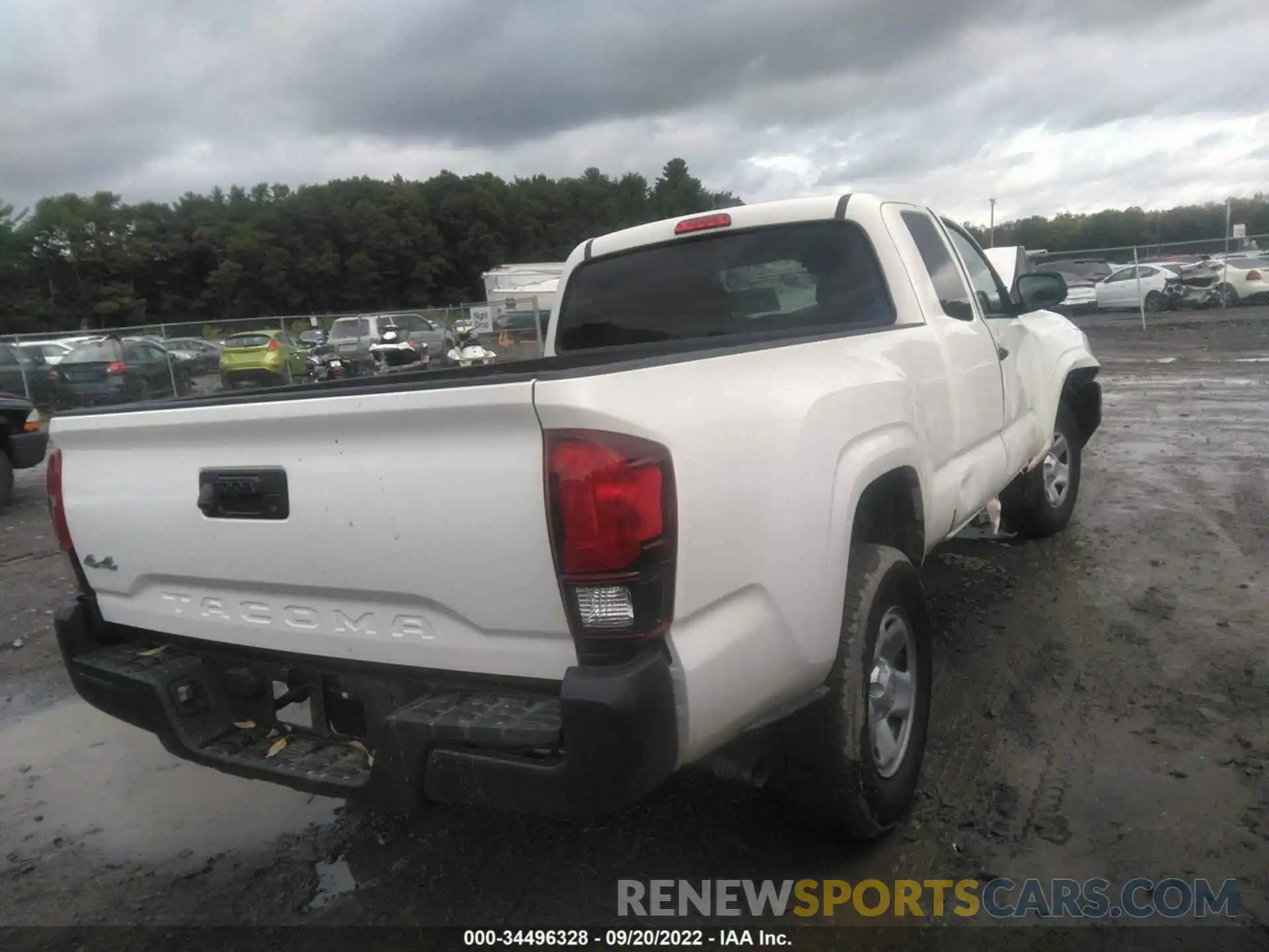 4 Photograph of a damaged car 3TYSX5EN7MT003846 TOYOTA TACOMA 4WD 2021