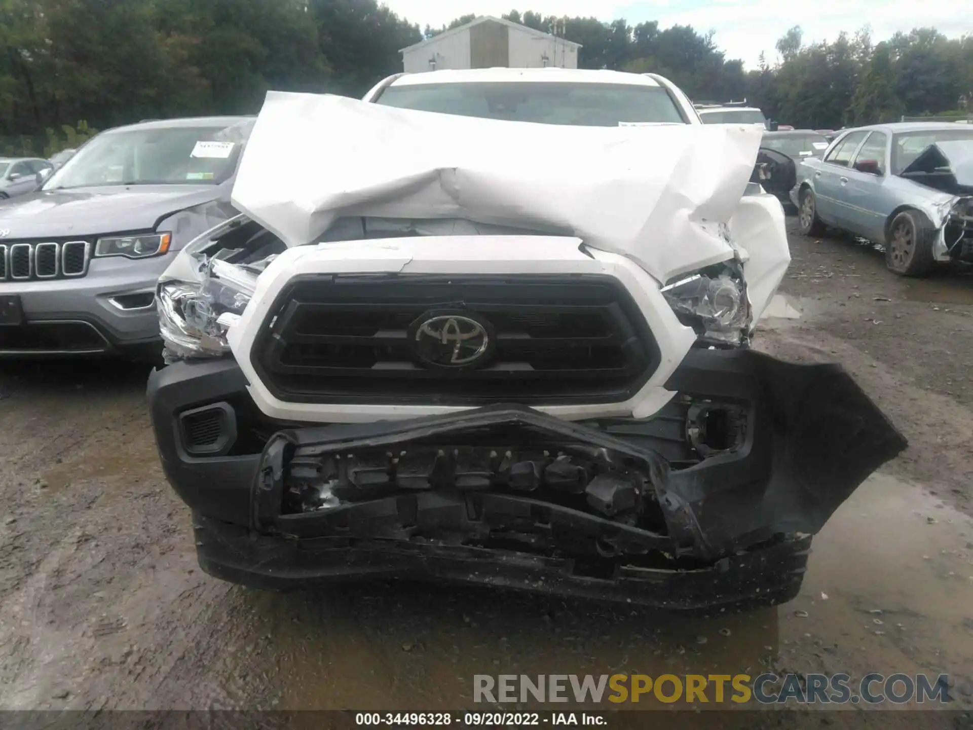 6 Photograph of a damaged car 3TYSX5EN7MT003846 TOYOTA TACOMA 4WD 2021