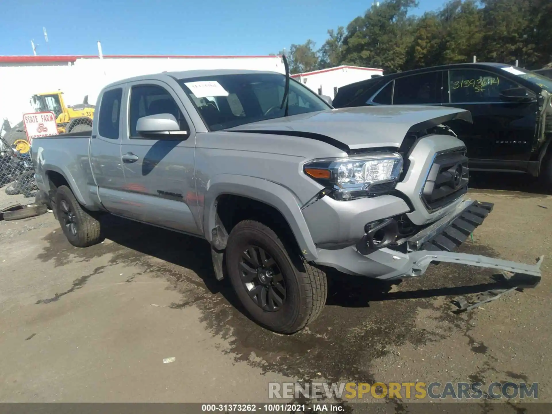 1 Photograph of a damaged car 3TYSX5EN7MT009324 TOYOTA TACOMA 4WD 2021