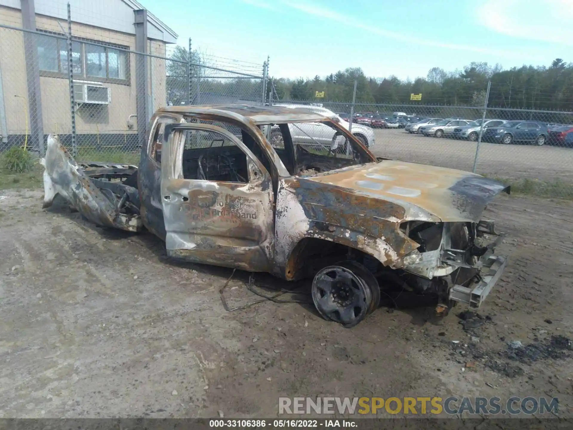 1 Photograph of a damaged car 3TYSX5EN7MT010196 TOYOTA TACOMA 4WD 2021