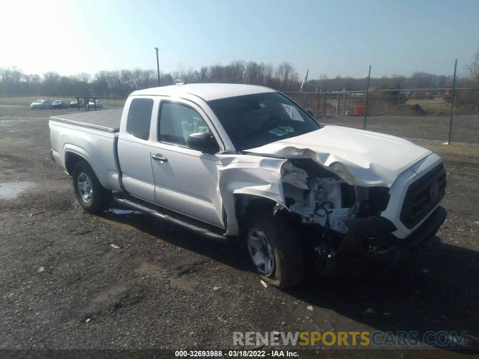 1 Photograph of a damaged car 3TYSX5EN8MT008523 TOYOTA TACOMA 4WD 2021