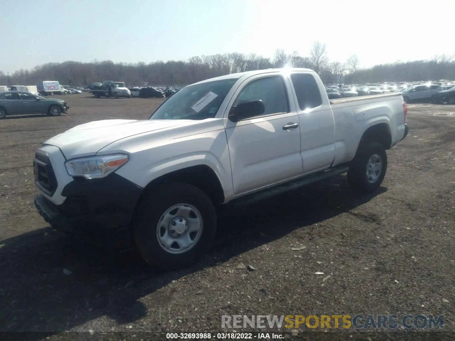 2 Photograph of a damaged car 3TYSX5EN8MT008523 TOYOTA TACOMA 4WD 2021