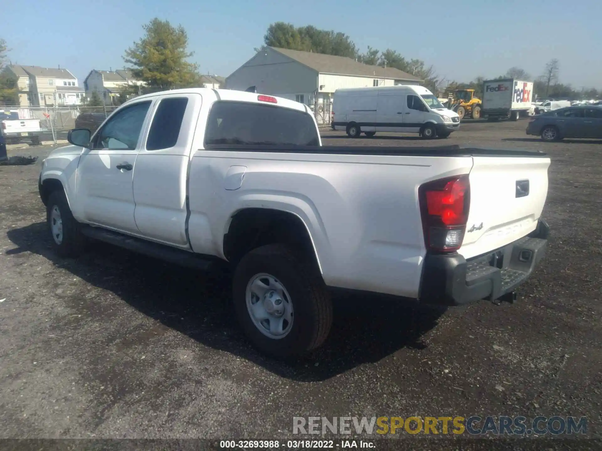 3 Photograph of a damaged car 3TYSX5EN8MT008523 TOYOTA TACOMA 4WD 2021