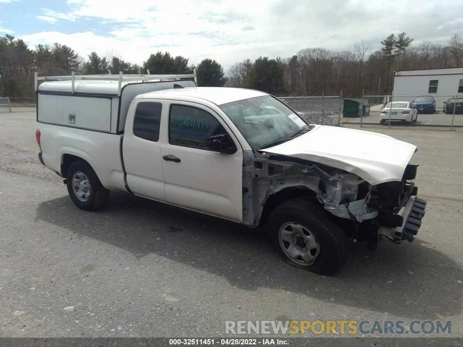 1 Photograph of a damaged car 3TYSX5EN9MT003489 TOYOTA TACOMA 4WD 2021