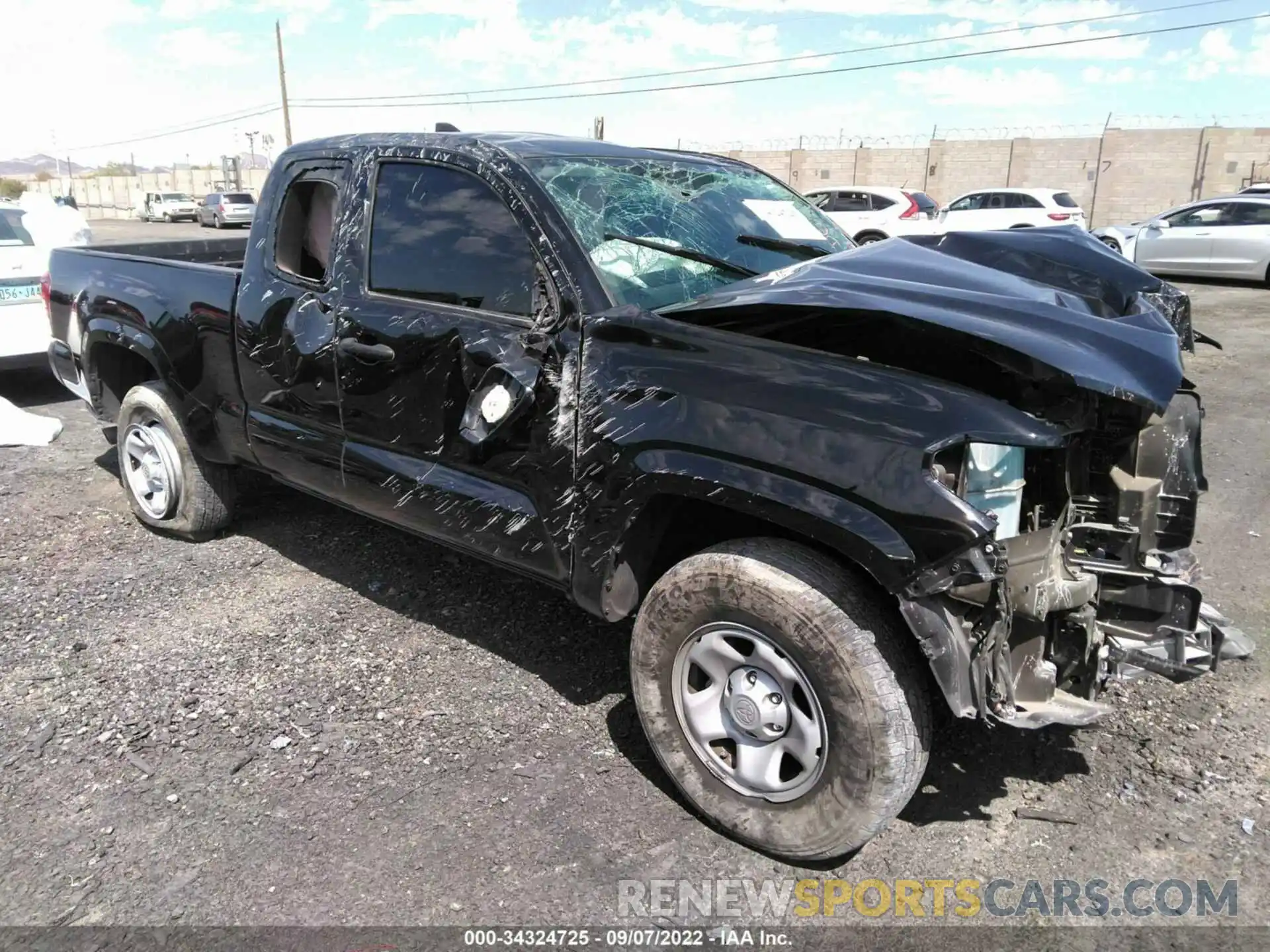 1 Photograph of a damaged car 3TYSX5EN9MT004061 TOYOTA TACOMA 4WD 2021