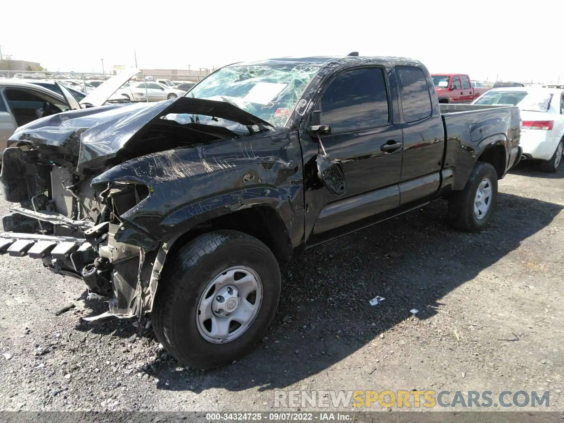 2 Photograph of a damaged car 3TYSX5EN9MT004061 TOYOTA TACOMA 4WD 2021