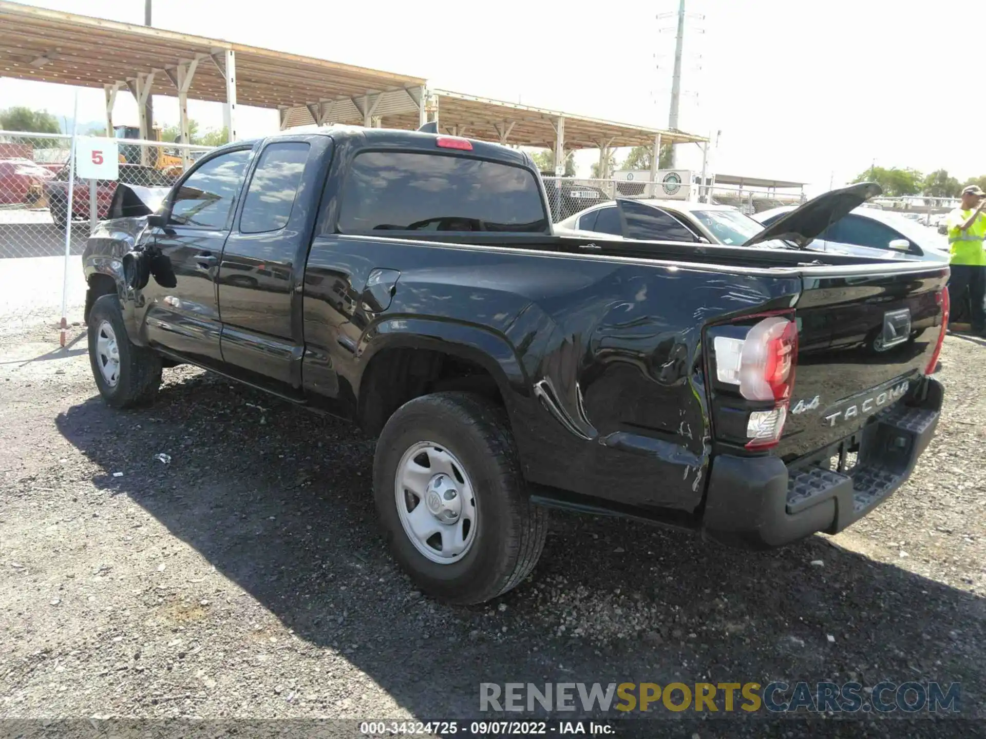 3 Photograph of a damaged car 3TYSX5EN9MT004061 TOYOTA TACOMA 4WD 2021