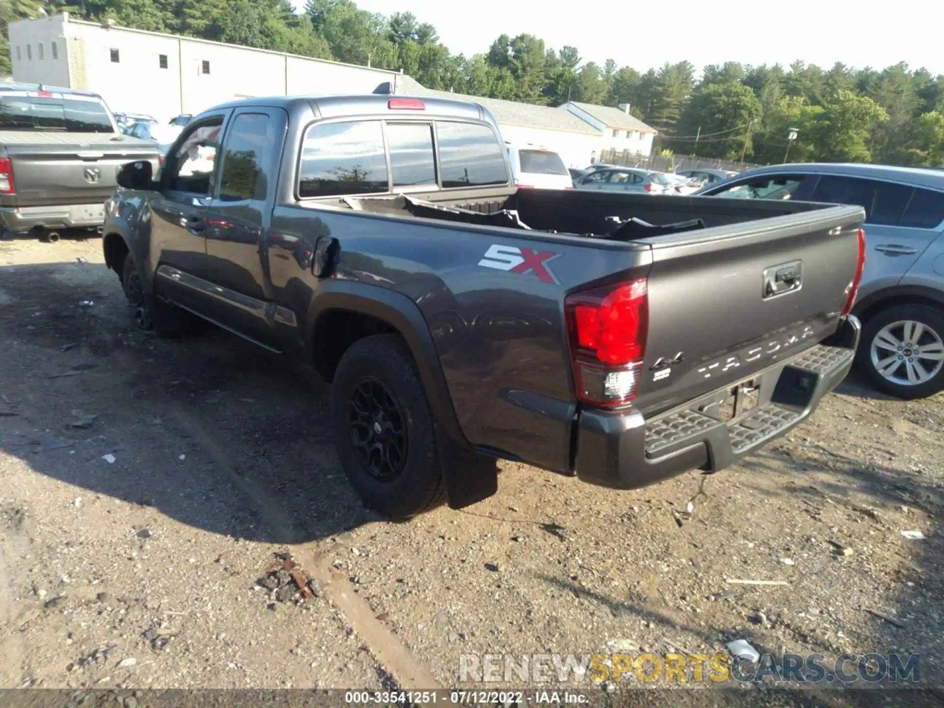 3 Photograph of a damaged car 3TYSX5EN9MT008451 TOYOTA TACOMA 4WD 2021