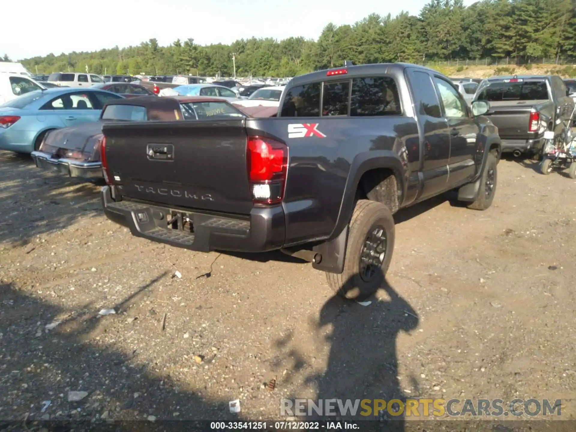 4 Photograph of a damaged car 3TYSX5EN9MT008451 TOYOTA TACOMA 4WD 2021