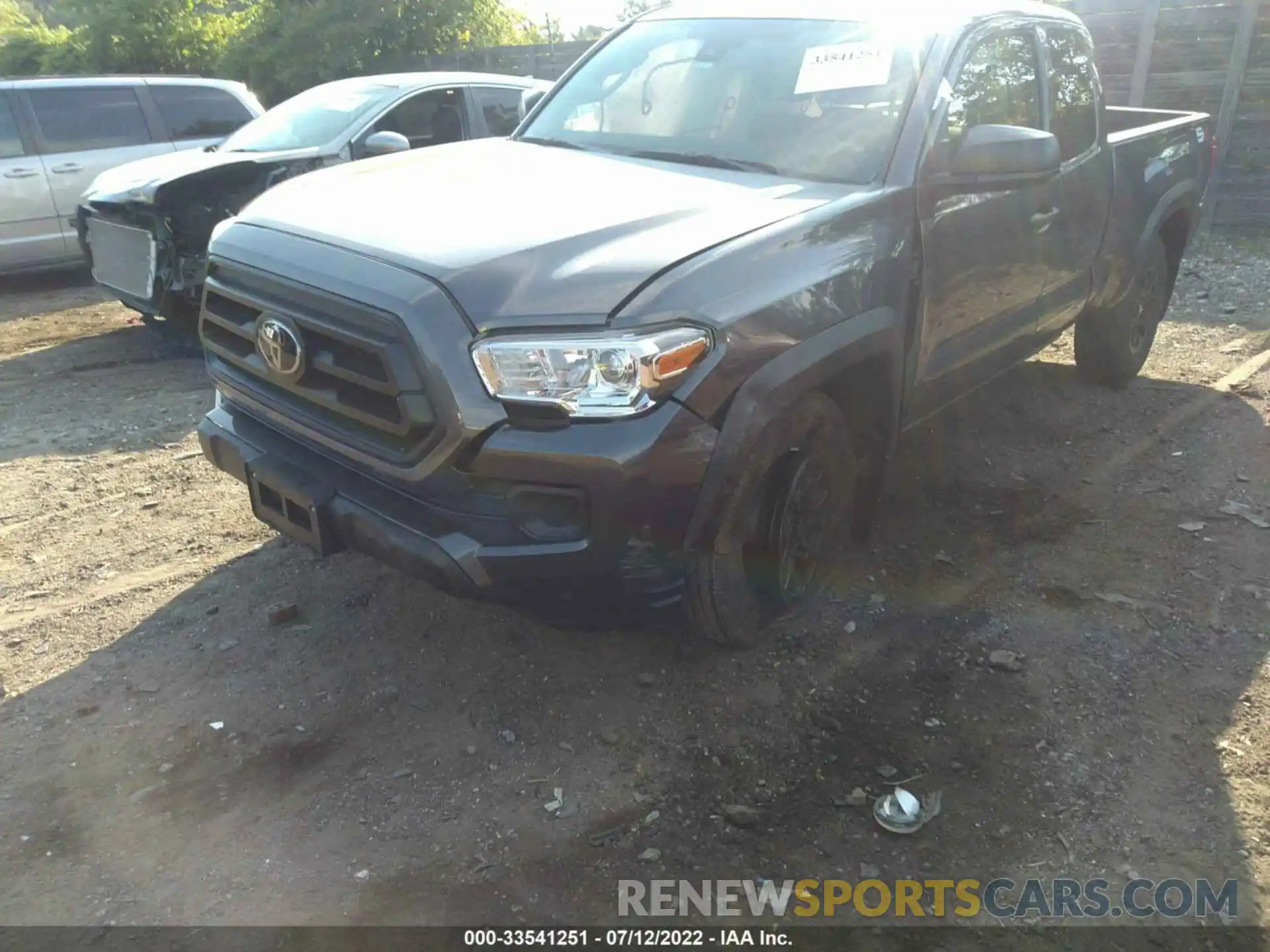 6 Photograph of a damaged car 3TYSX5EN9MT008451 TOYOTA TACOMA 4WD 2021