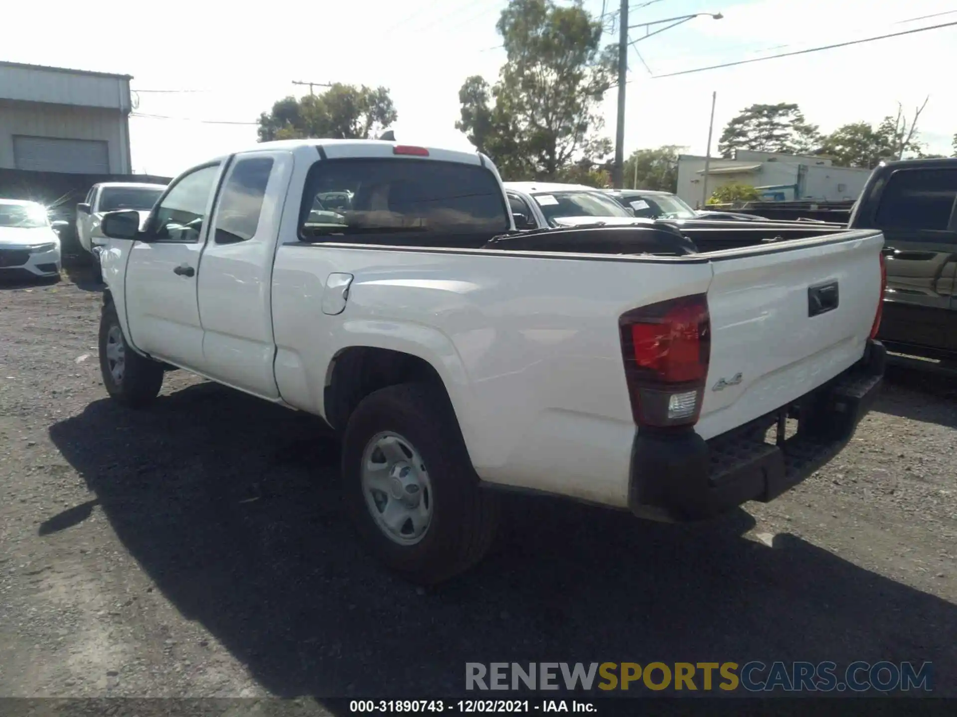 3 Photograph of a damaged car 3TYSX5EN9MT009552 TOYOTA TACOMA 4WD 2021