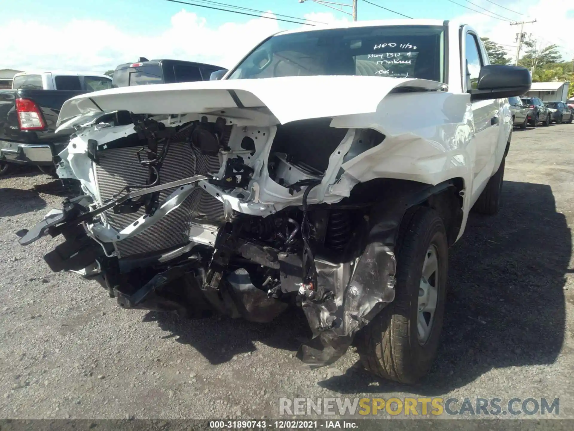 6 Photograph of a damaged car 3TYSX5EN9MT009552 TOYOTA TACOMA 4WD 2021