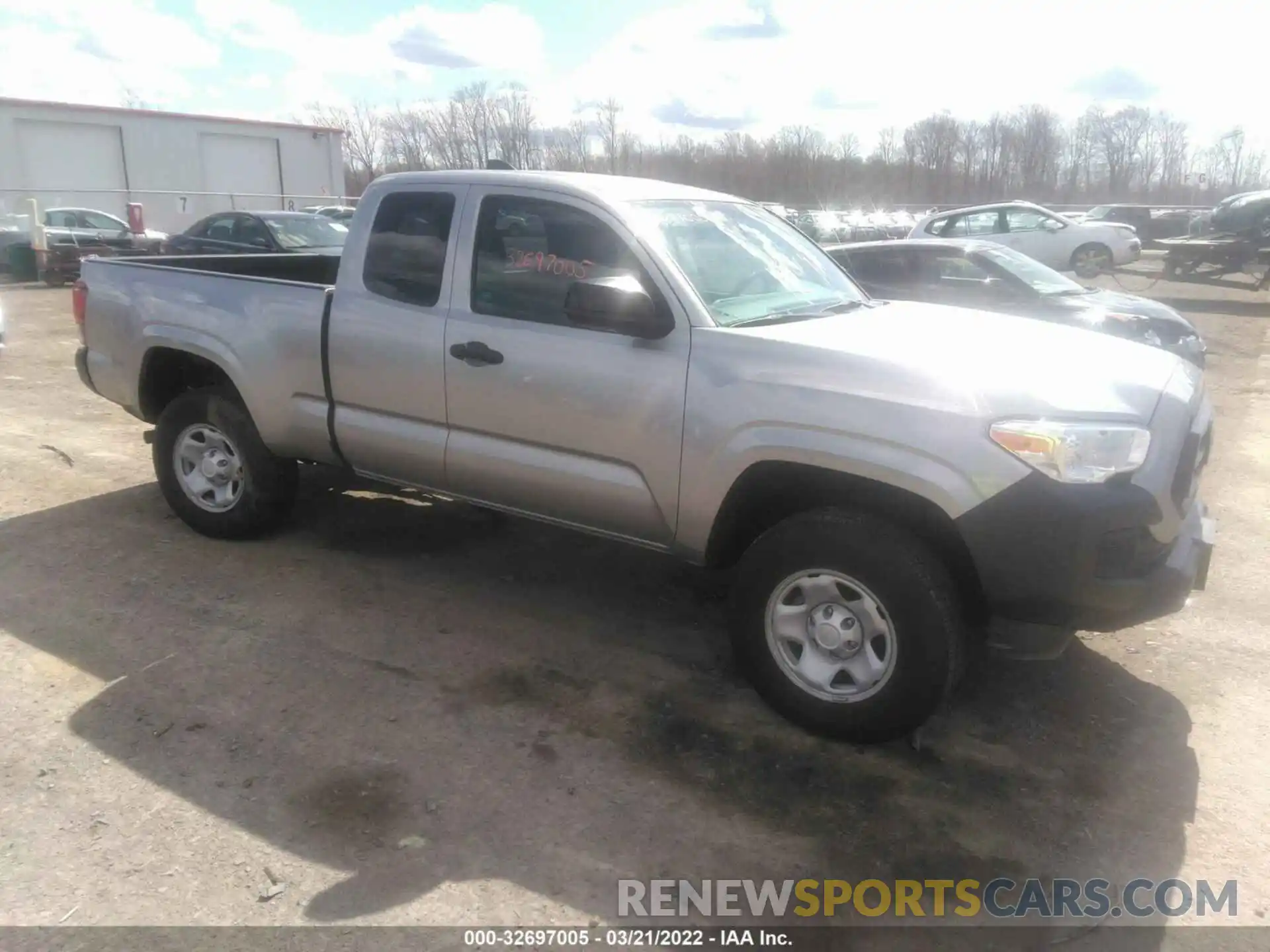 1 Photograph of a damaged car 3TYSX5ENXMT004683 TOYOTA TACOMA 4WD 2021