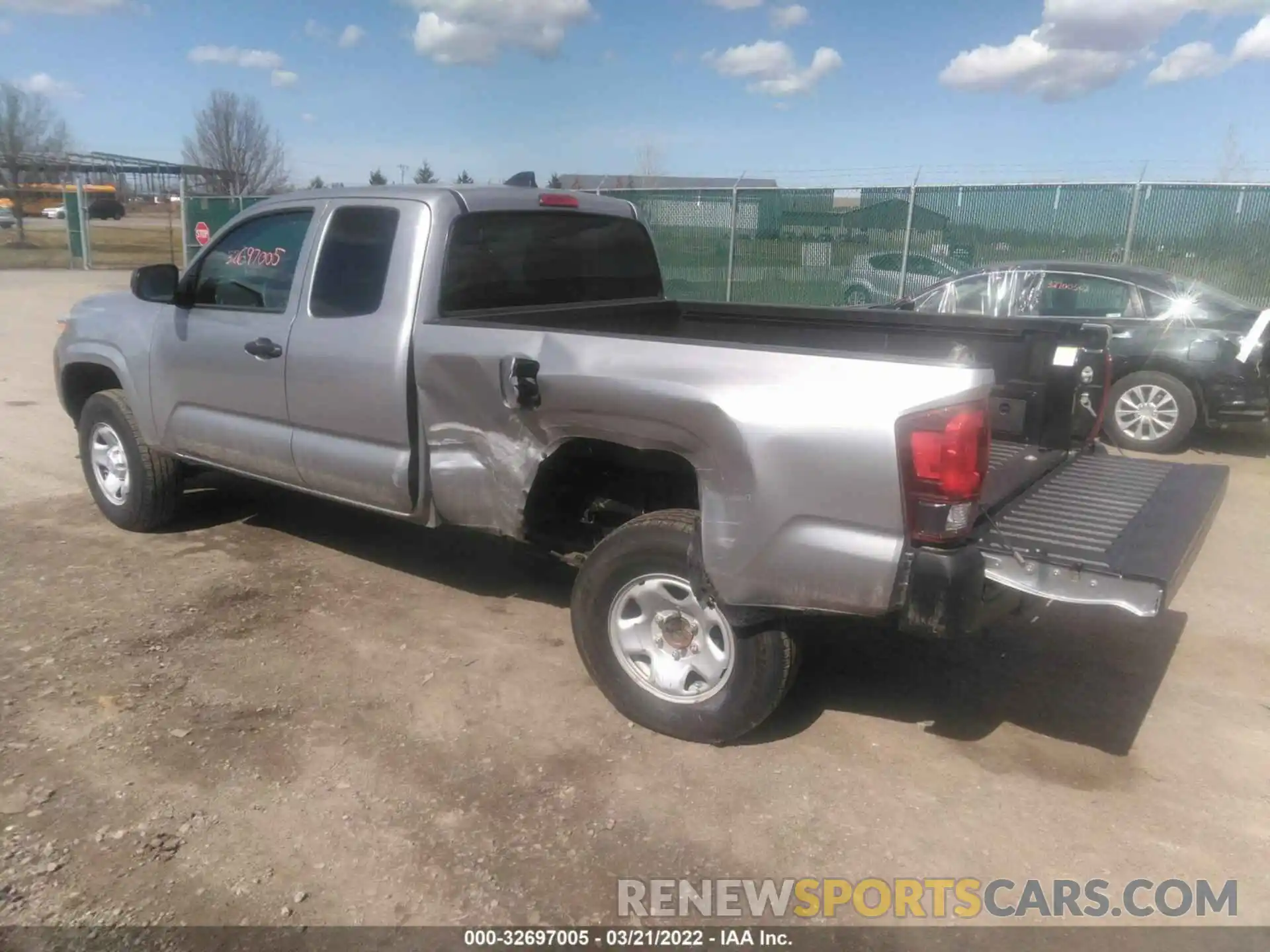 3 Photograph of a damaged car 3TYSX5ENXMT004683 TOYOTA TACOMA 4WD 2021