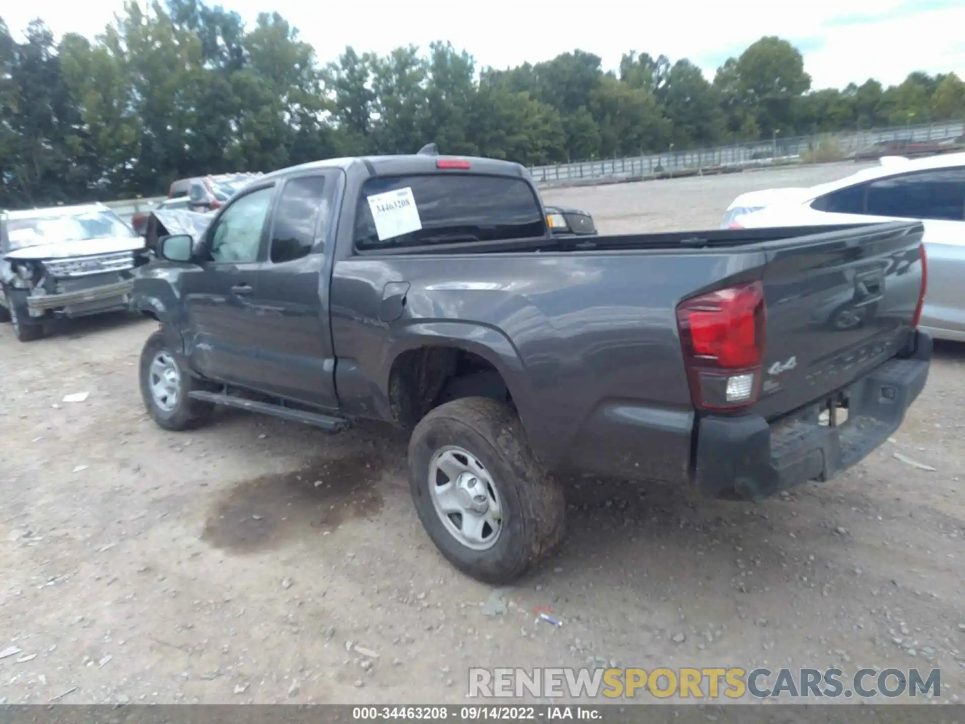 3 Photograph of a damaged car 3TYSX5ENXMT005297 TOYOTA TACOMA 4WD 2021