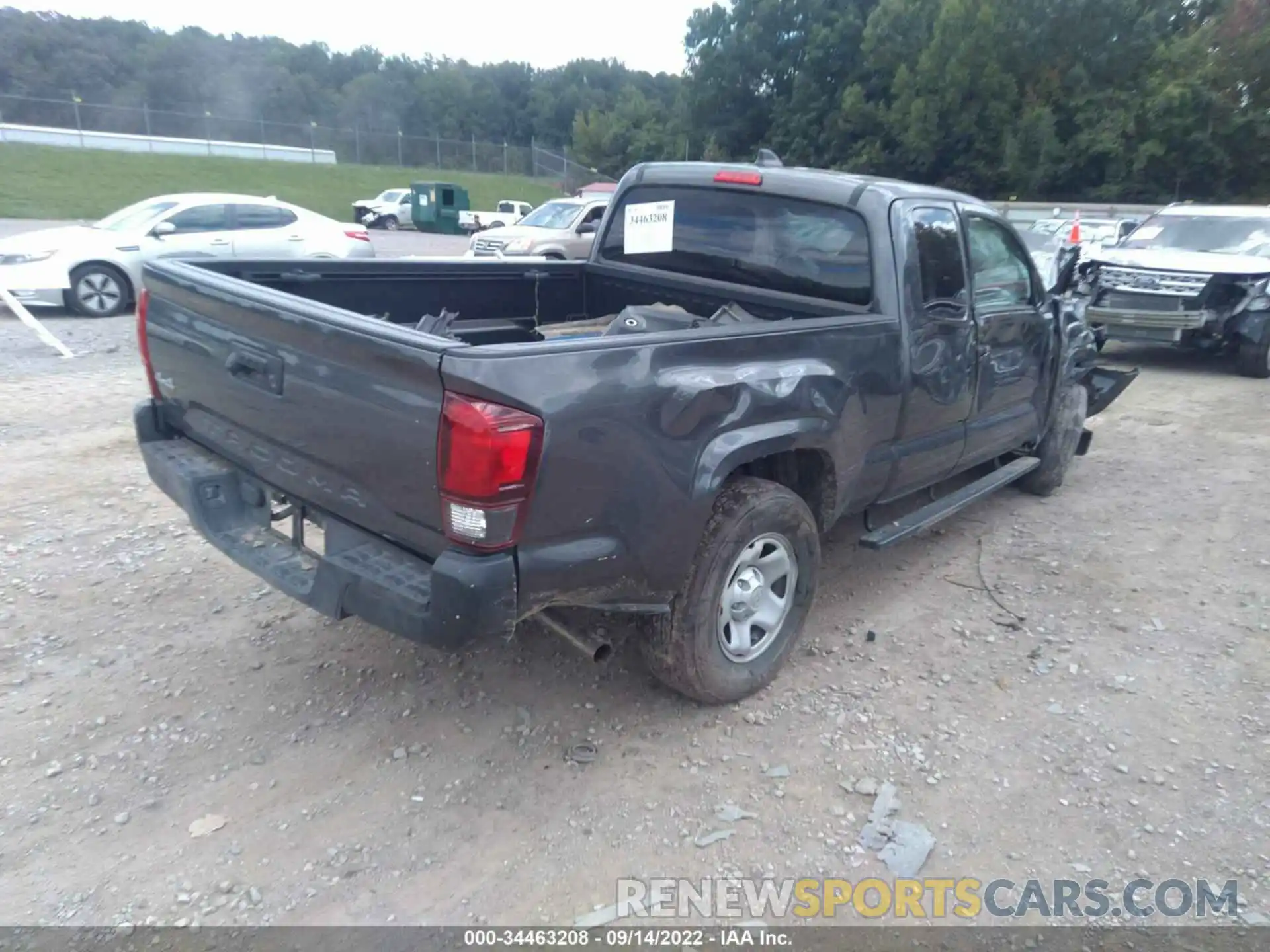 4 Photograph of a damaged car 3TYSX5ENXMT005297 TOYOTA TACOMA 4WD 2021