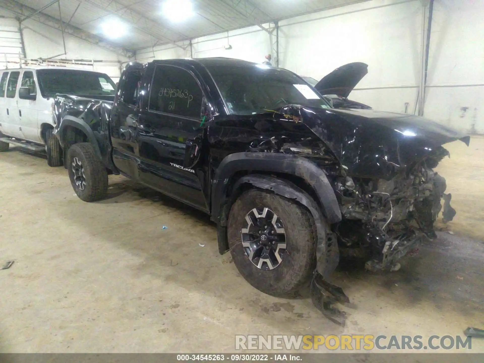 1 Photograph of a damaged car 3TYSZ5AN0MT016731 TOYOTA TACOMA 4WD 2021