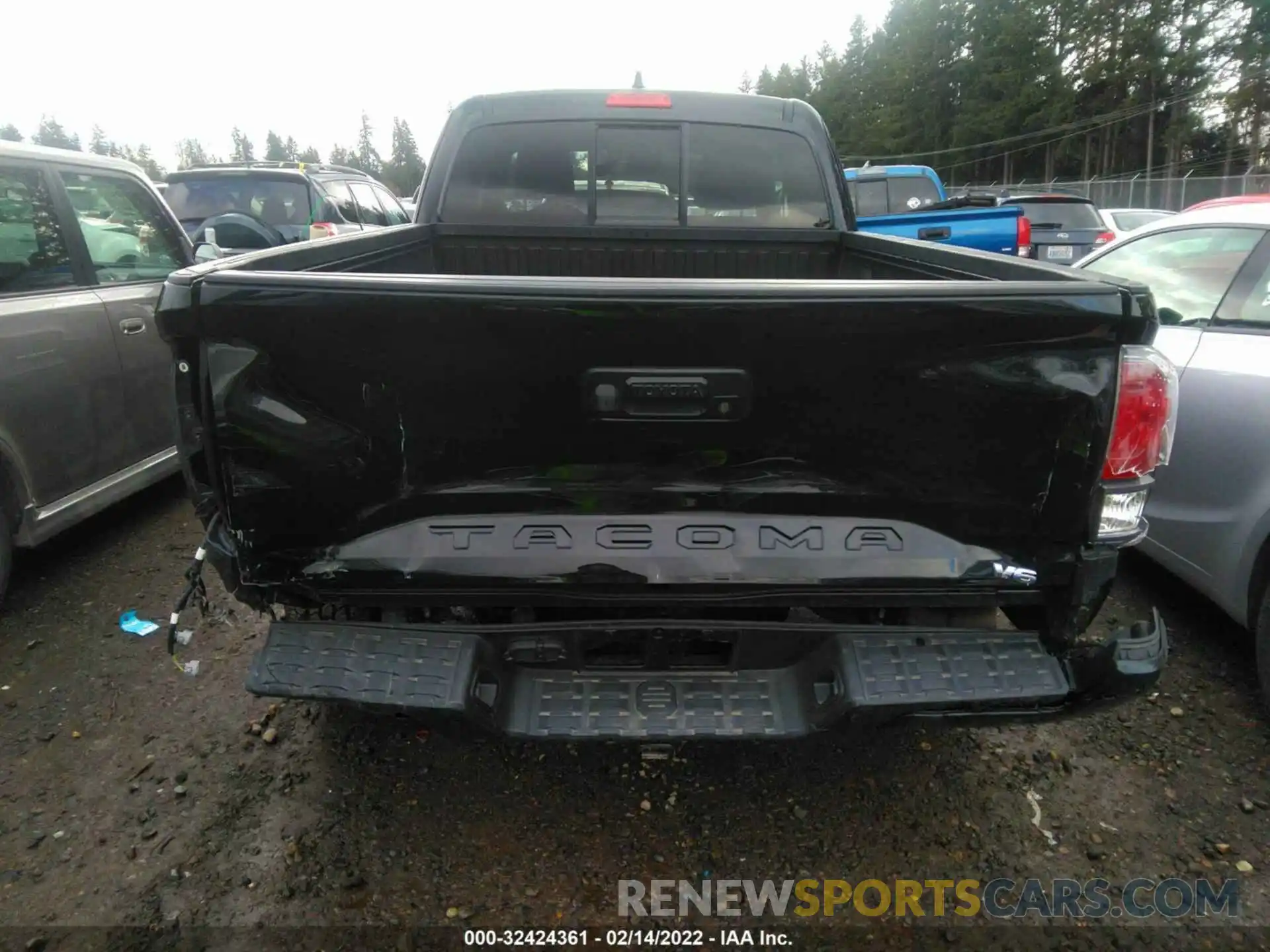 6 Фотография поврежденного автомобиля 3TYSZ5AN0MT044917 TOYOTA TACOMA 4WD 2021