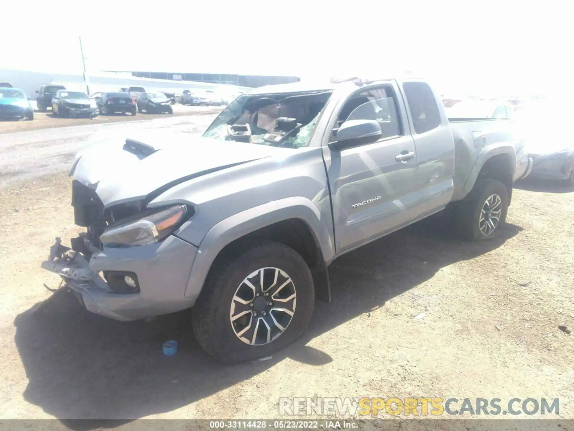 2 Photograph of a damaged car 3TYSZ5AN1MT027303 TOYOTA TACOMA 4WD 2021