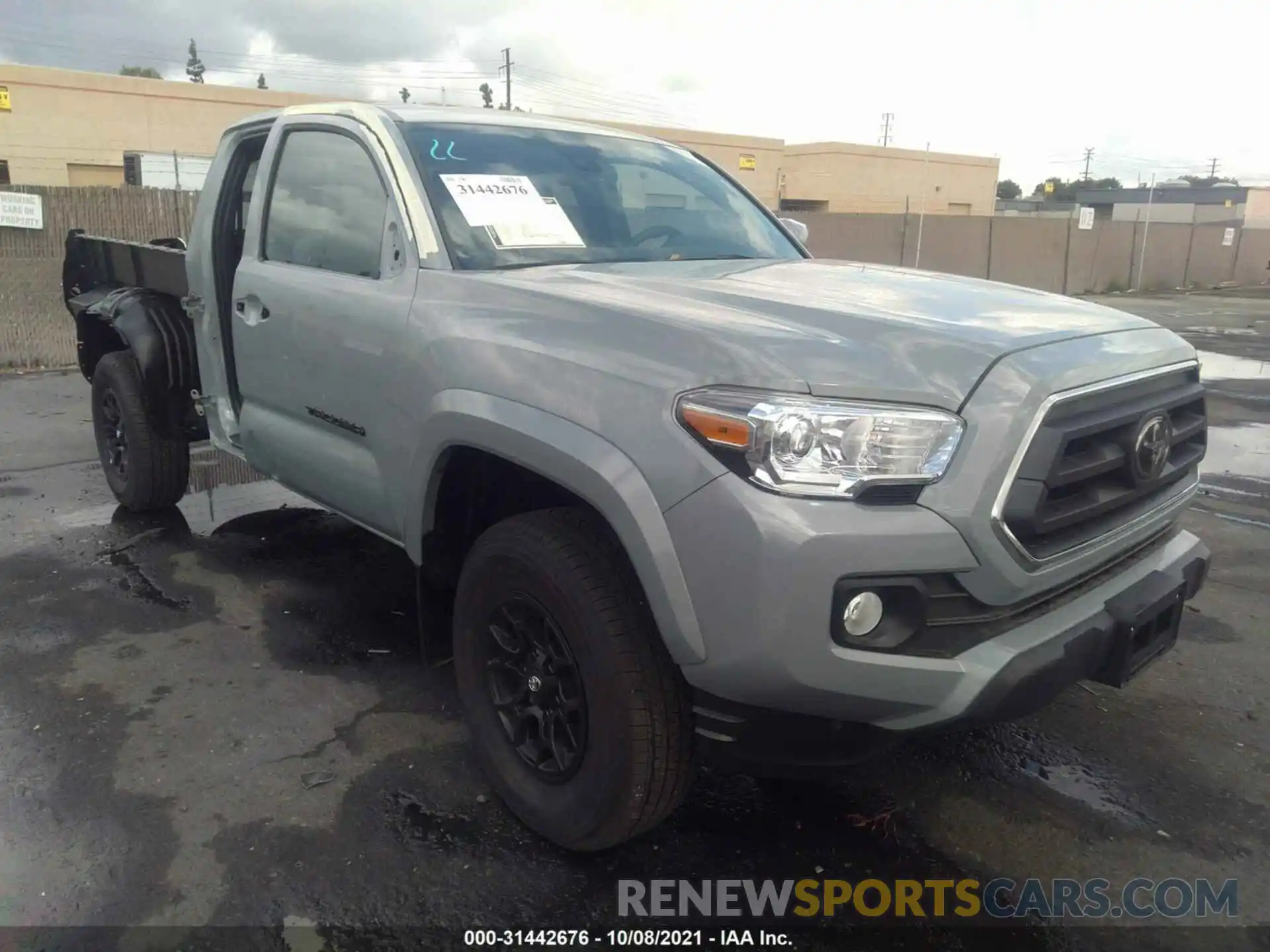 1 Photograph of a damaged car 3TYSZ5AN1MT036549 TOYOTA TACOMA 4WD 2021