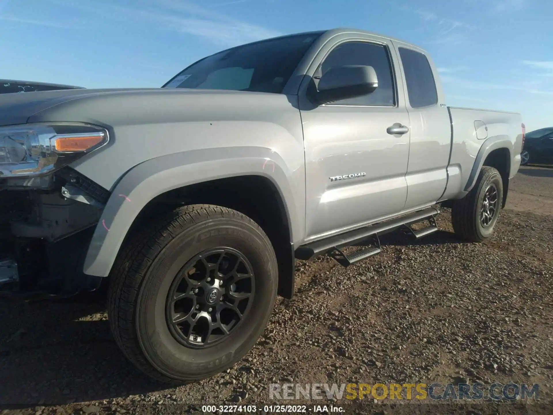 1 Photograph of a damaged car 3TYSZ5AN2MT010638 TOYOTA TACOMA 4WD 2021