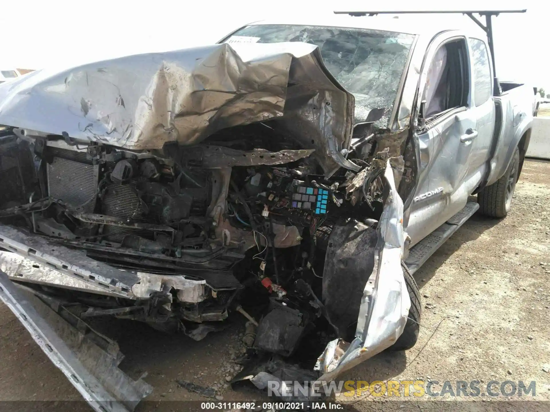 6 Photograph of a damaged car 3TYSZ5AN3MT009689 TOYOTA TACOMA 4WD 2021