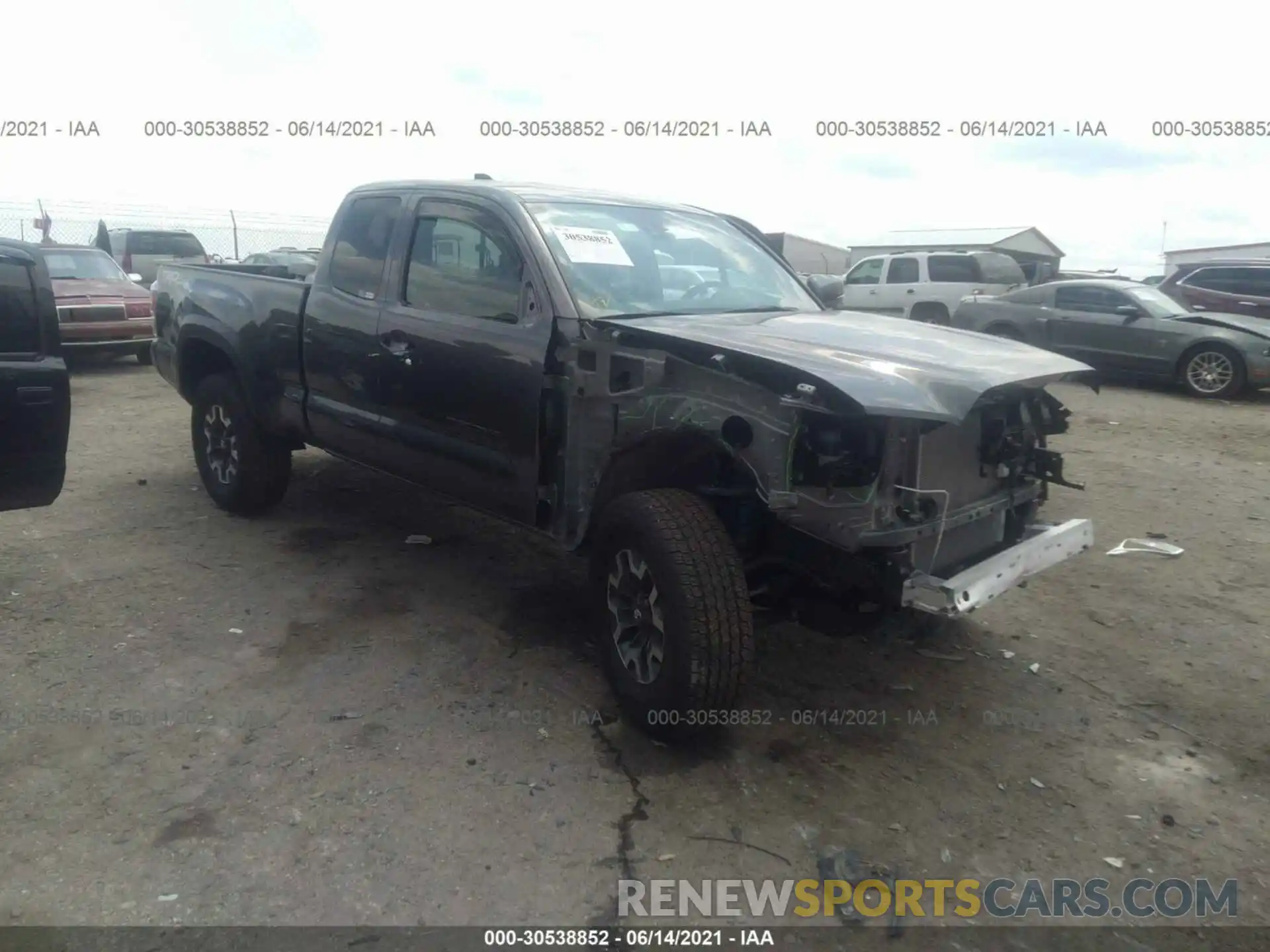 1 Photograph of a damaged car 3TYSZ5AN3MT011149 TOYOTA TACOMA 4WD 2021