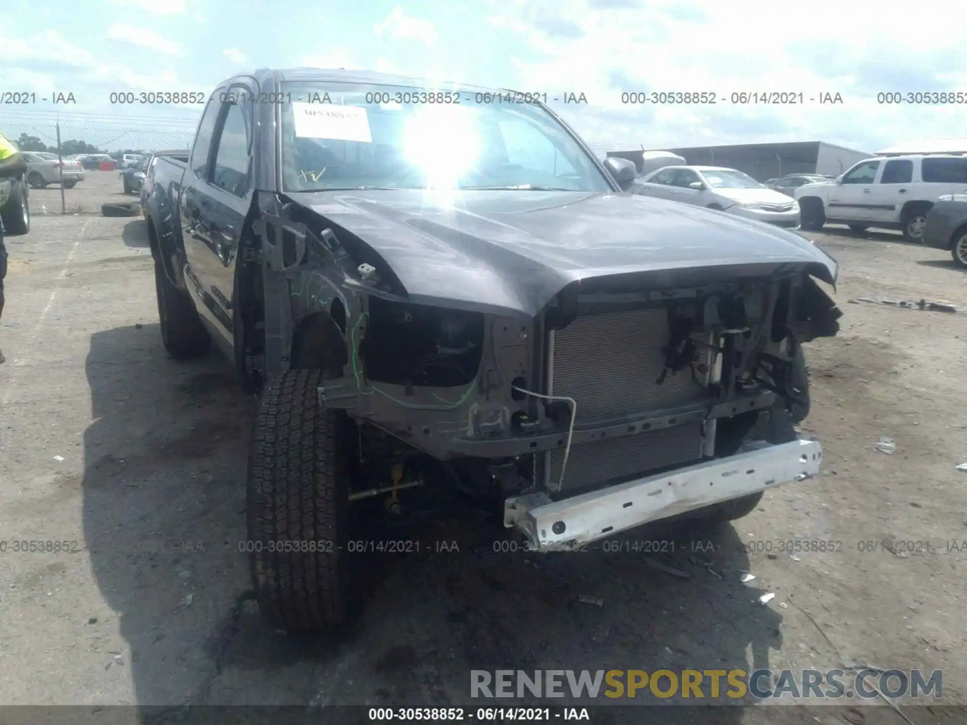 6 Photograph of a damaged car 3TYSZ5AN3MT011149 TOYOTA TACOMA 4WD 2021