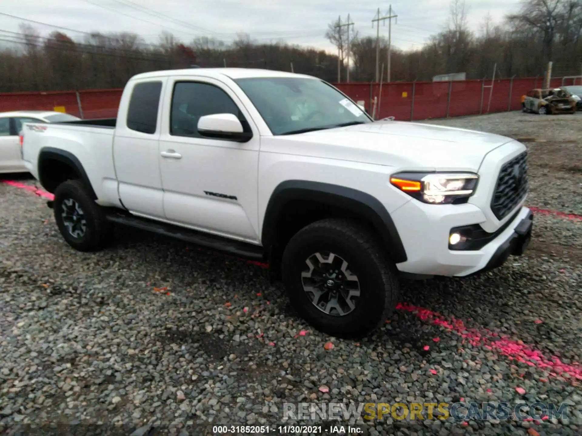 1 Photograph of a damaged car 3TYSZ5AN3MT016853 TOYOTA TACOMA 4WD 2021