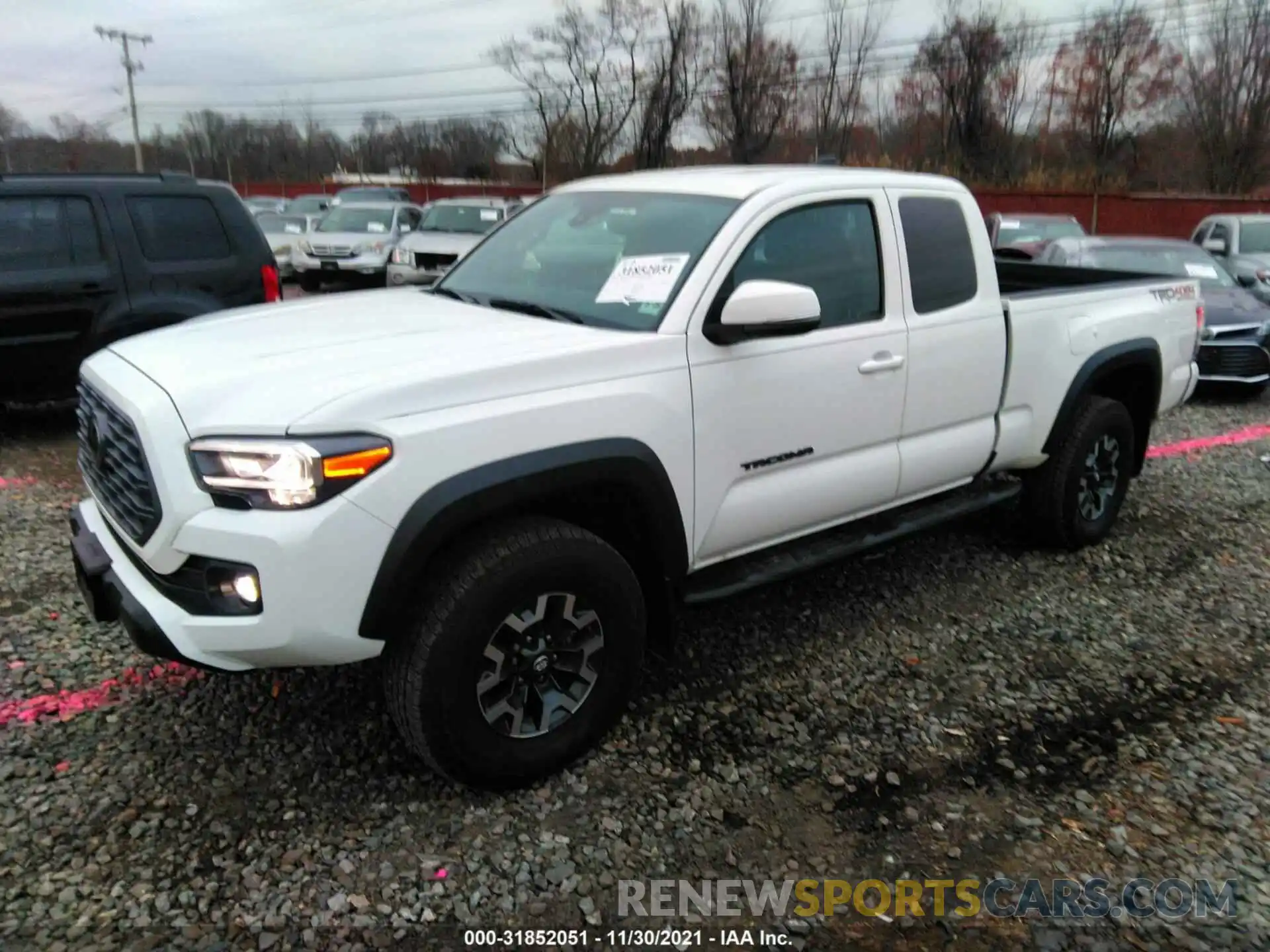 2 Photograph of a damaged car 3TYSZ5AN3MT016853 TOYOTA TACOMA 4WD 2021