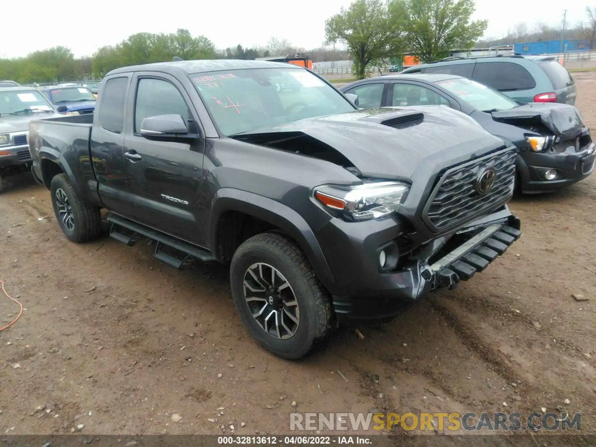 1 Photograph of a damaged car 3TYSZ5AN3MT017212 TOYOTA TACOMA 4WD 2021