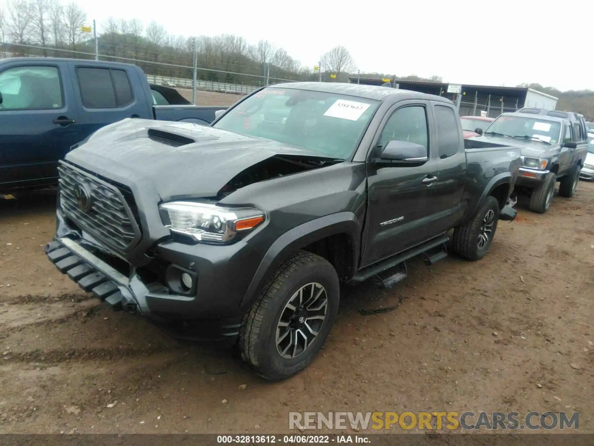 2 Фотография поврежденного автомобиля 3TYSZ5AN3MT017212 TOYOTA TACOMA 4WD 2021