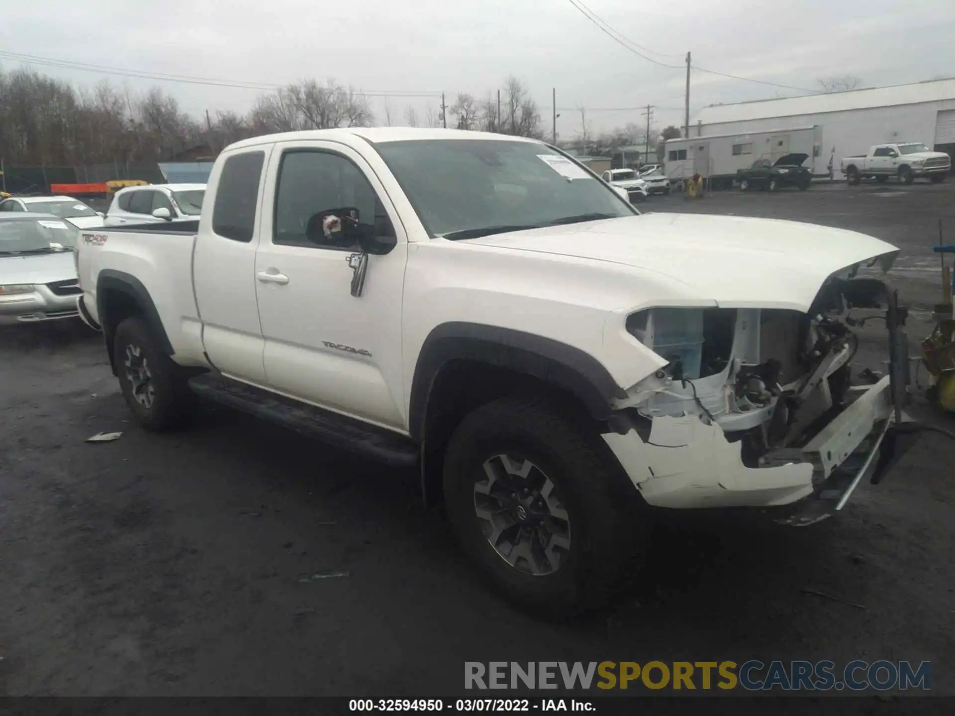 1 Photograph of a damaged car 3TYSZ5AN4MT016697 TOYOTA TACOMA 4WD 2021