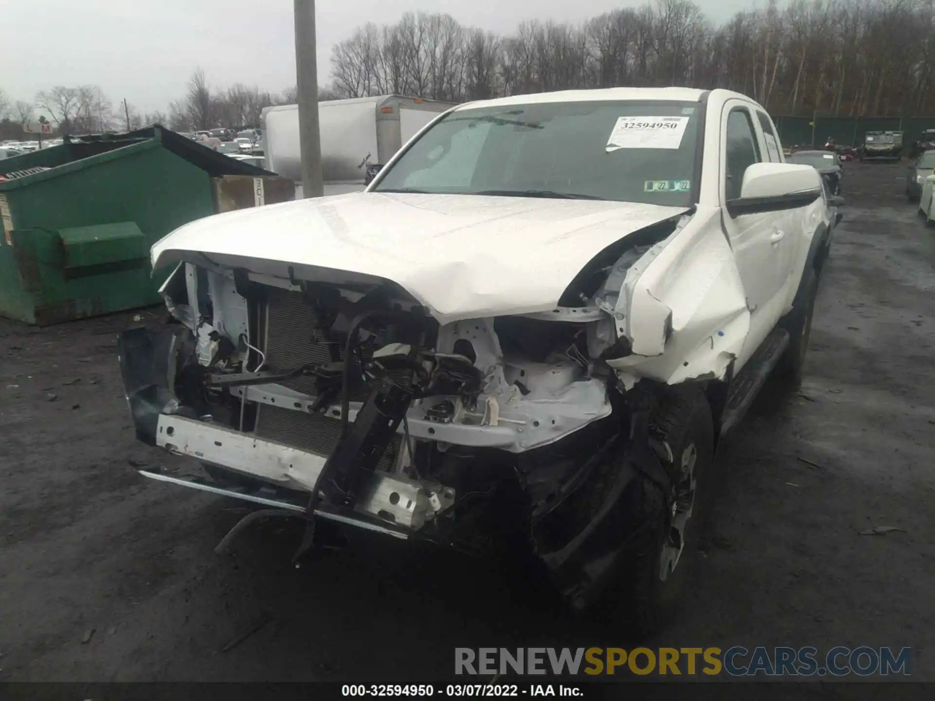 6 Photograph of a damaged car 3TYSZ5AN4MT016697 TOYOTA TACOMA 4WD 2021