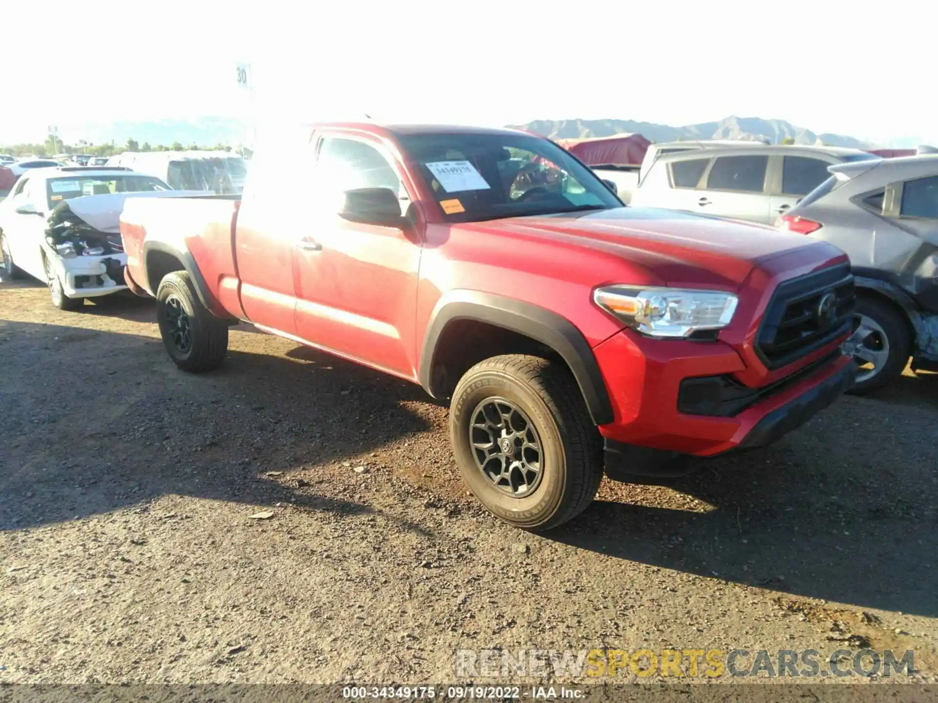 1 Фотография поврежденного автомобиля 3TYSZ5AN4MT024346 TOYOTA TACOMA 4WD 2021