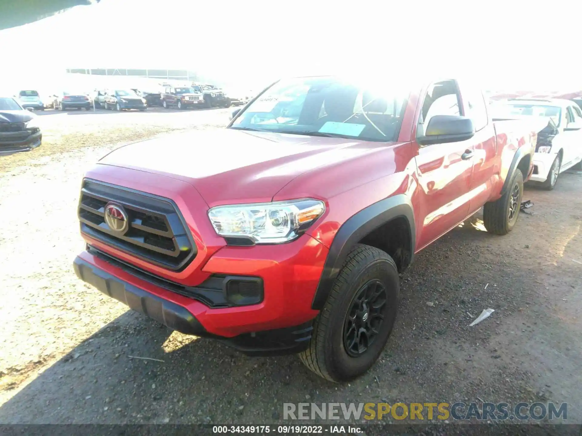 2 Фотография поврежденного автомобиля 3TYSZ5AN4MT024346 TOYOTA TACOMA 4WD 2021