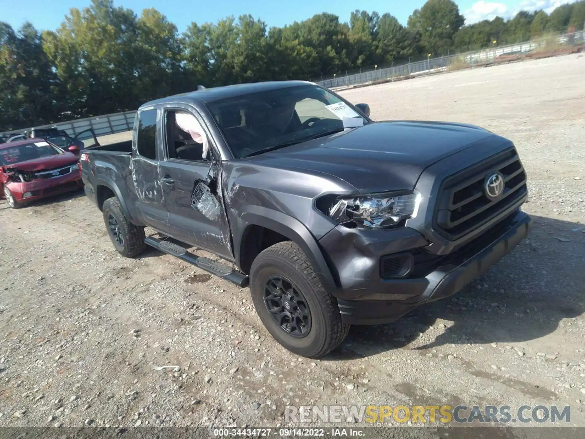 1 Фотография поврежденного автомобиля 3TYSZ5AN5MT009550 TOYOTA TACOMA 4WD 2021