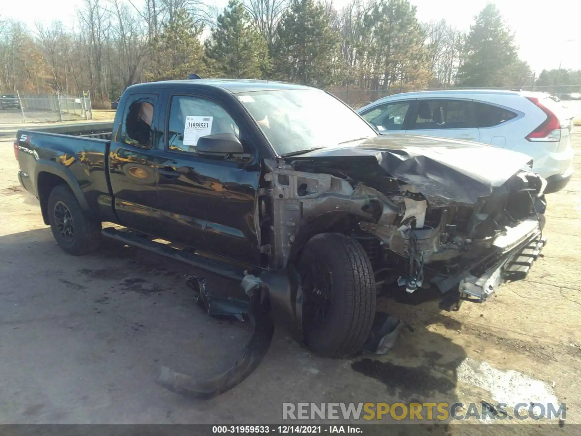 1 Photograph of a damaged car 3TYSZ5AN5MT048476 TOYOTA TACOMA 4WD 2021