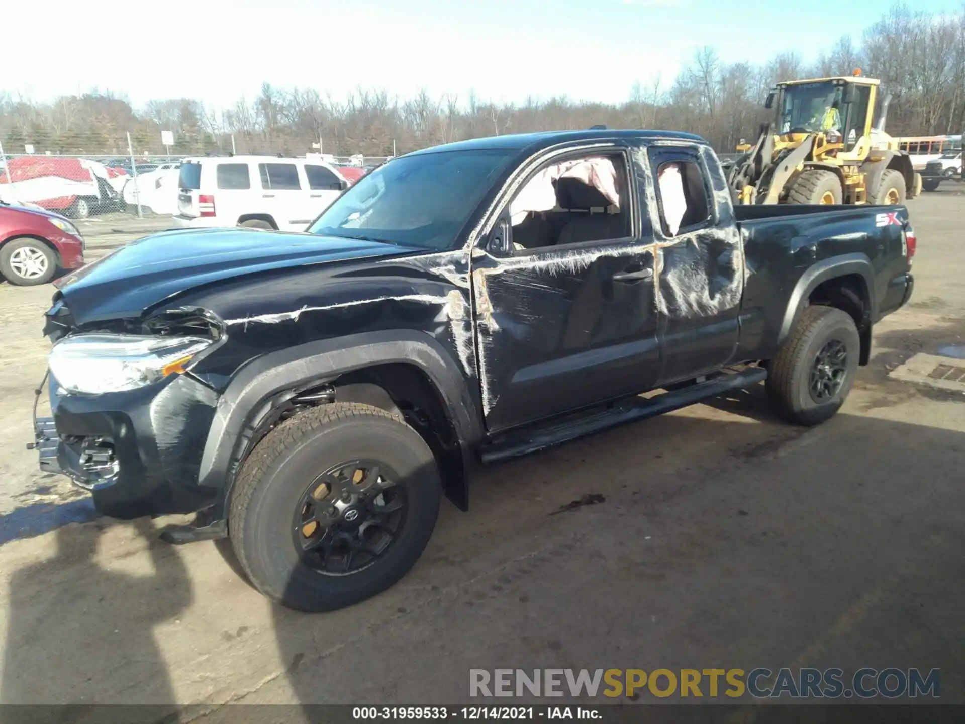 2 Photograph of a damaged car 3TYSZ5AN5MT048476 TOYOTA TACOMA 4WD 2021