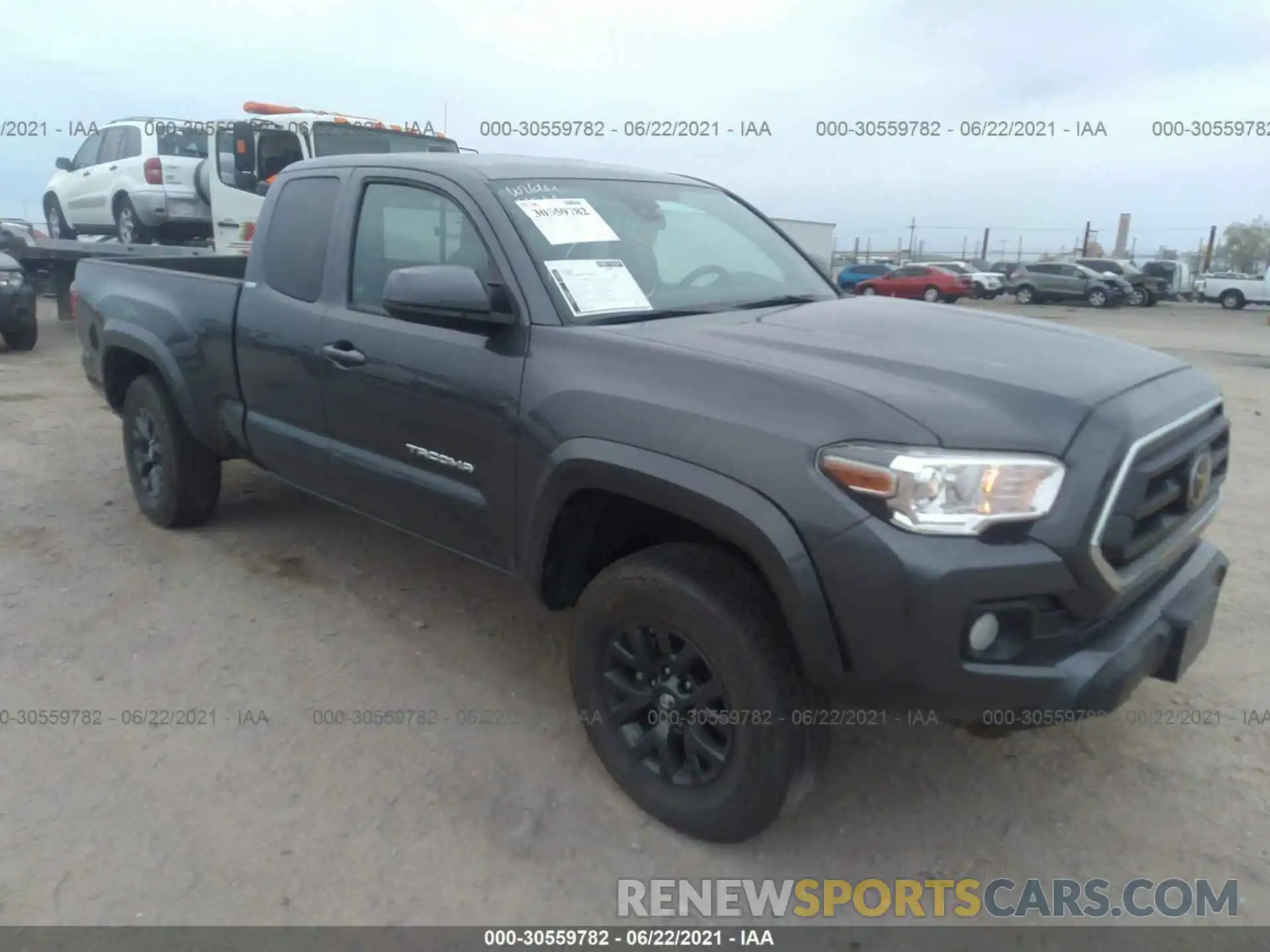 1 Фотография поврежденного автомобиля 3TYSZ5AN6MT010917 TOYOTA TACOMA 4WD 2021