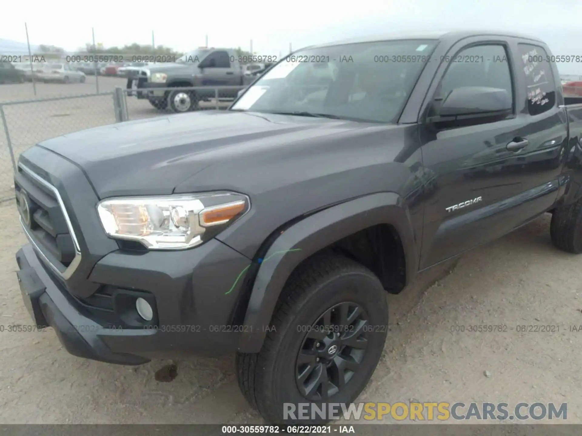 6 Photograph of a damaged car 3TYSZ5AN6MT010917 TOYOTA TACOMA 4WD 2021