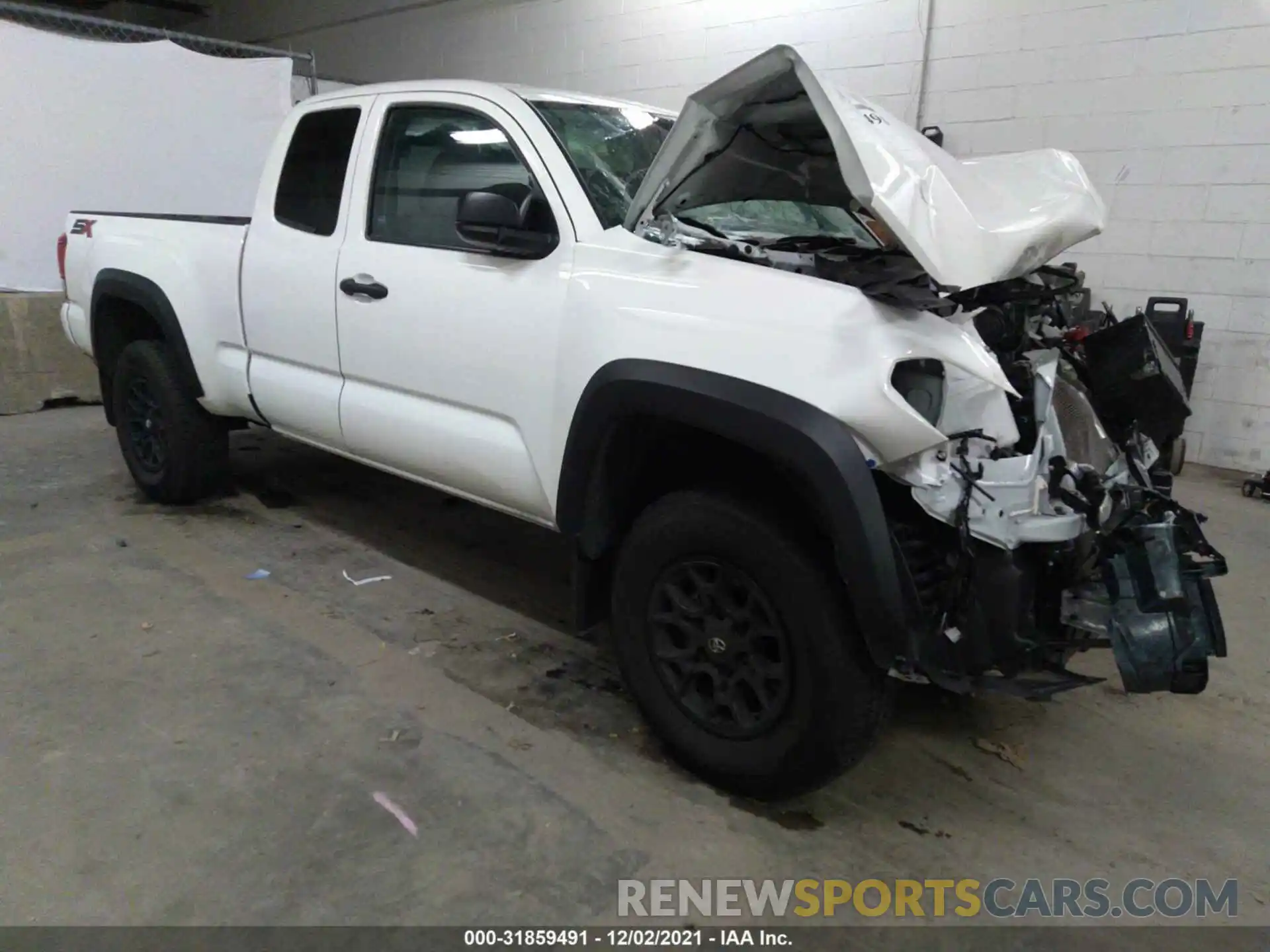 1 Photograph of a damaged car 3TYSZ5AN6MT030097 TOYOTA TACOMA 4WD 2021