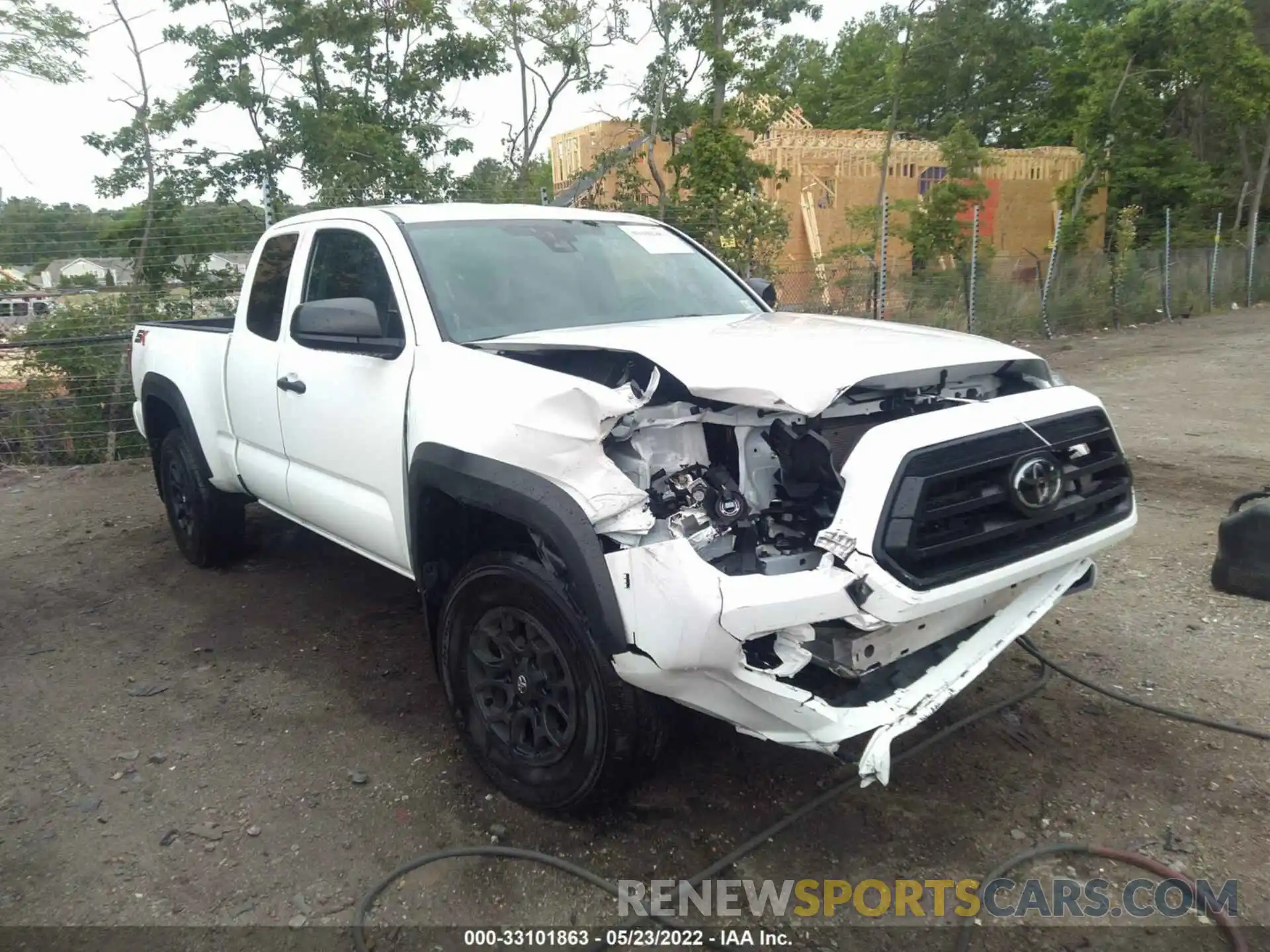 1 Photograph of a damaged car 3TYSZ5AN6MT052715 TOYOTA TACOMA 4WD 2021