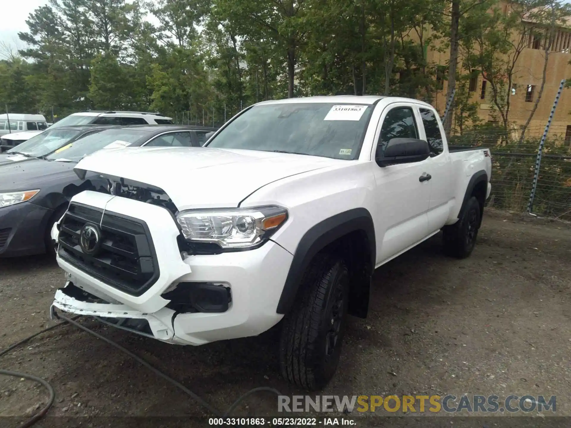 2 Photograph of a damaged car 3TYSZ5AN6MT052715 TOYOTA TACOMA 4WD 2021